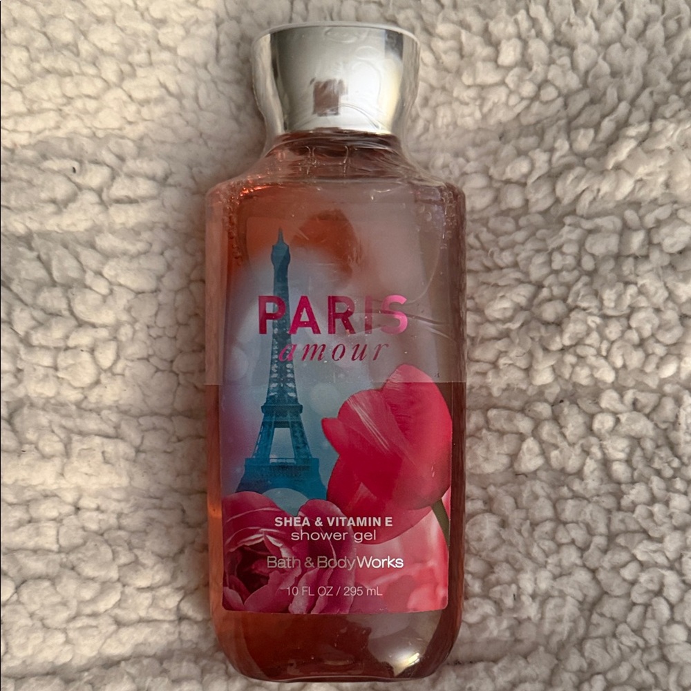 NWT PARIS AMOUR Bath & Body Works Shower Gel RETIRED Sandalwood Apple Blossom